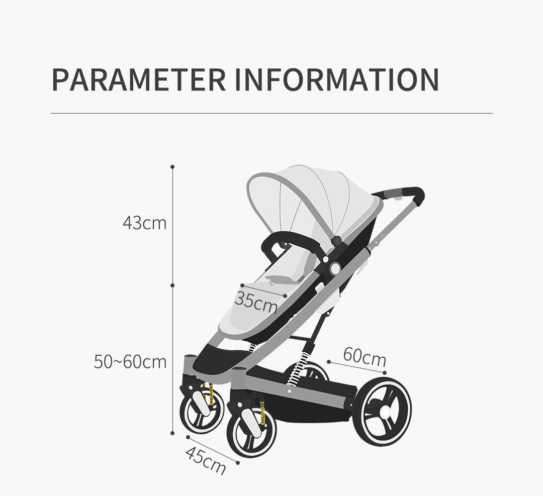 3-in-1 Multifunctional Foldable Baby Stroller details