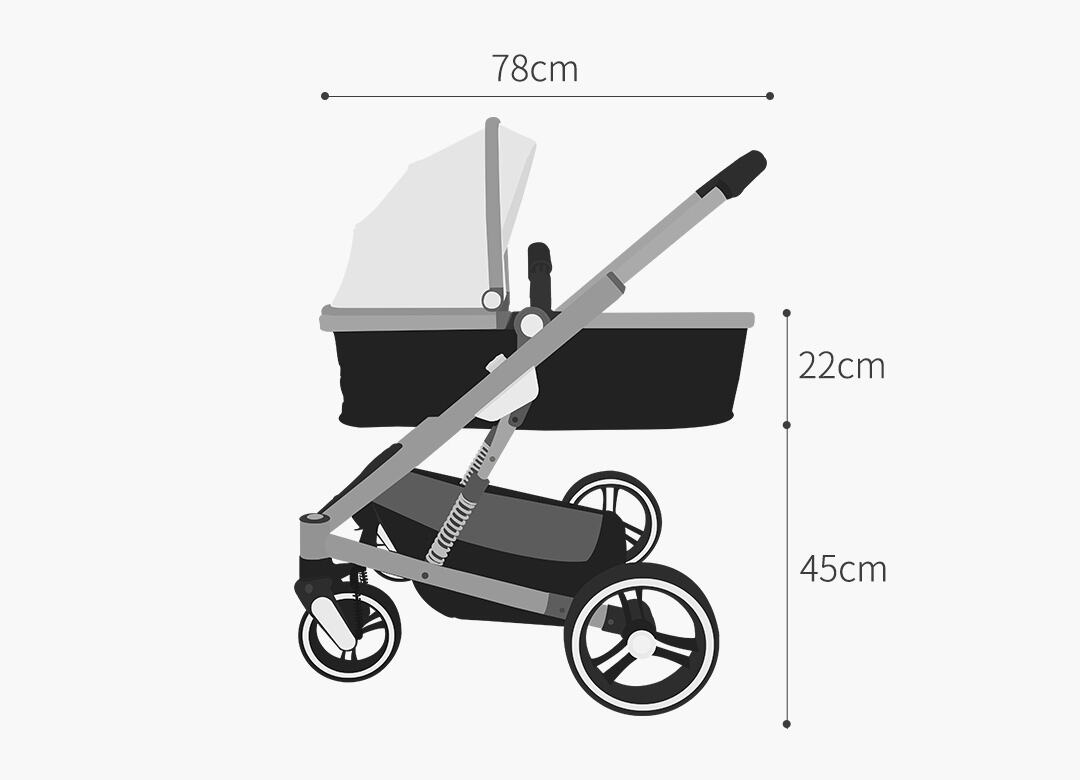 3-in-1 Multifunctional Foldable Baby Stroller manufacture