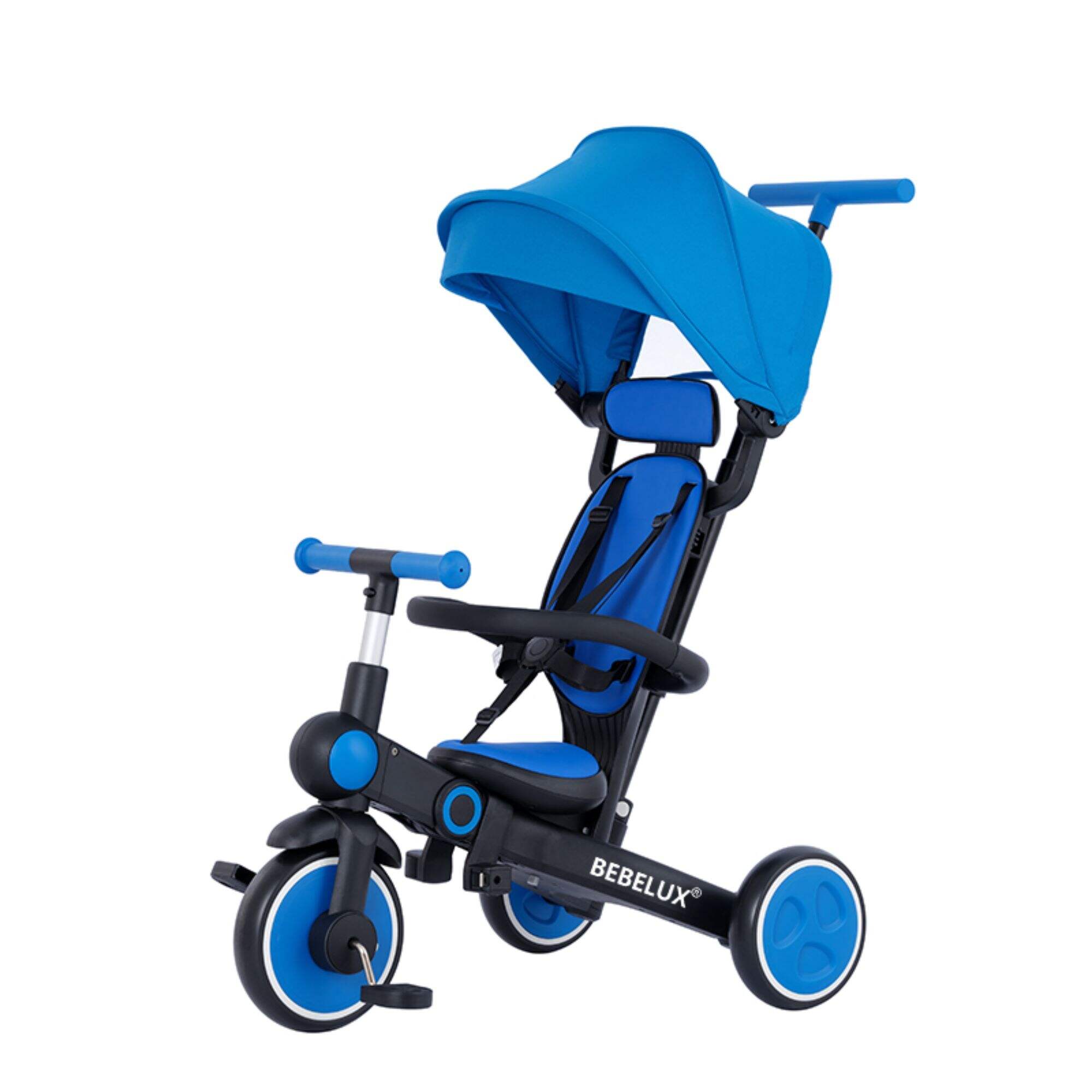 Multifunctional 7-in-1 Baby Kids Tricycle for 1-6 Years