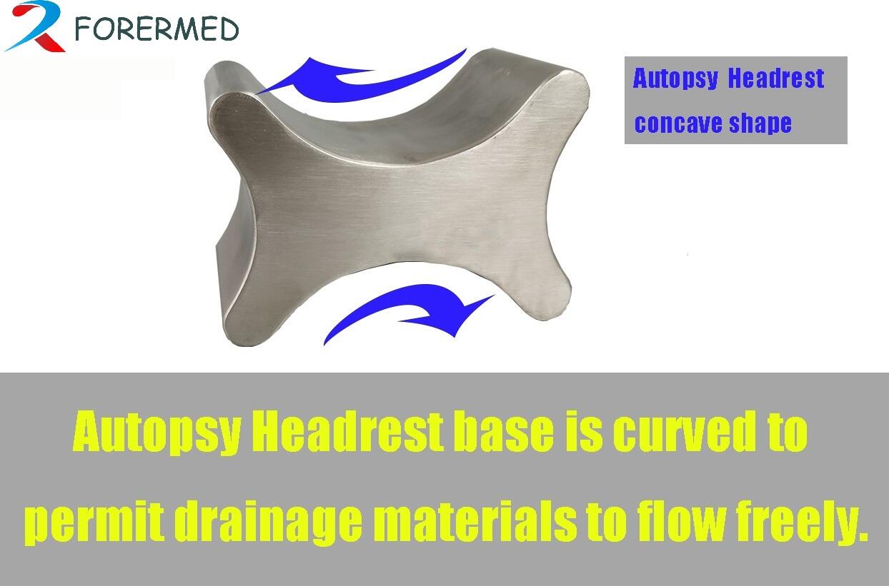 Autopsy Headrest Neckrest Stainless Steel 304  details