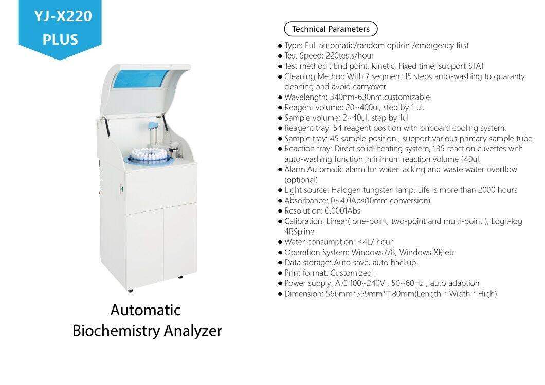 Automatic Biochemistry Analyzer details