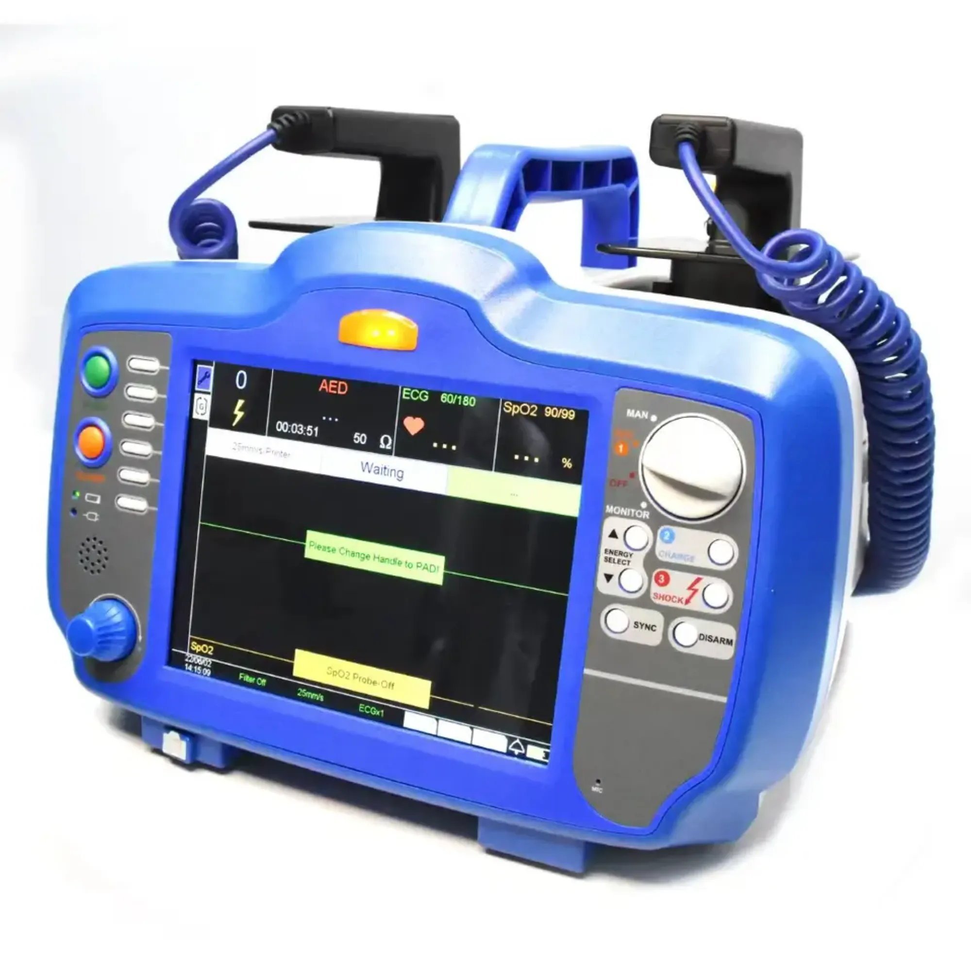 Portable defibrillator machine AED