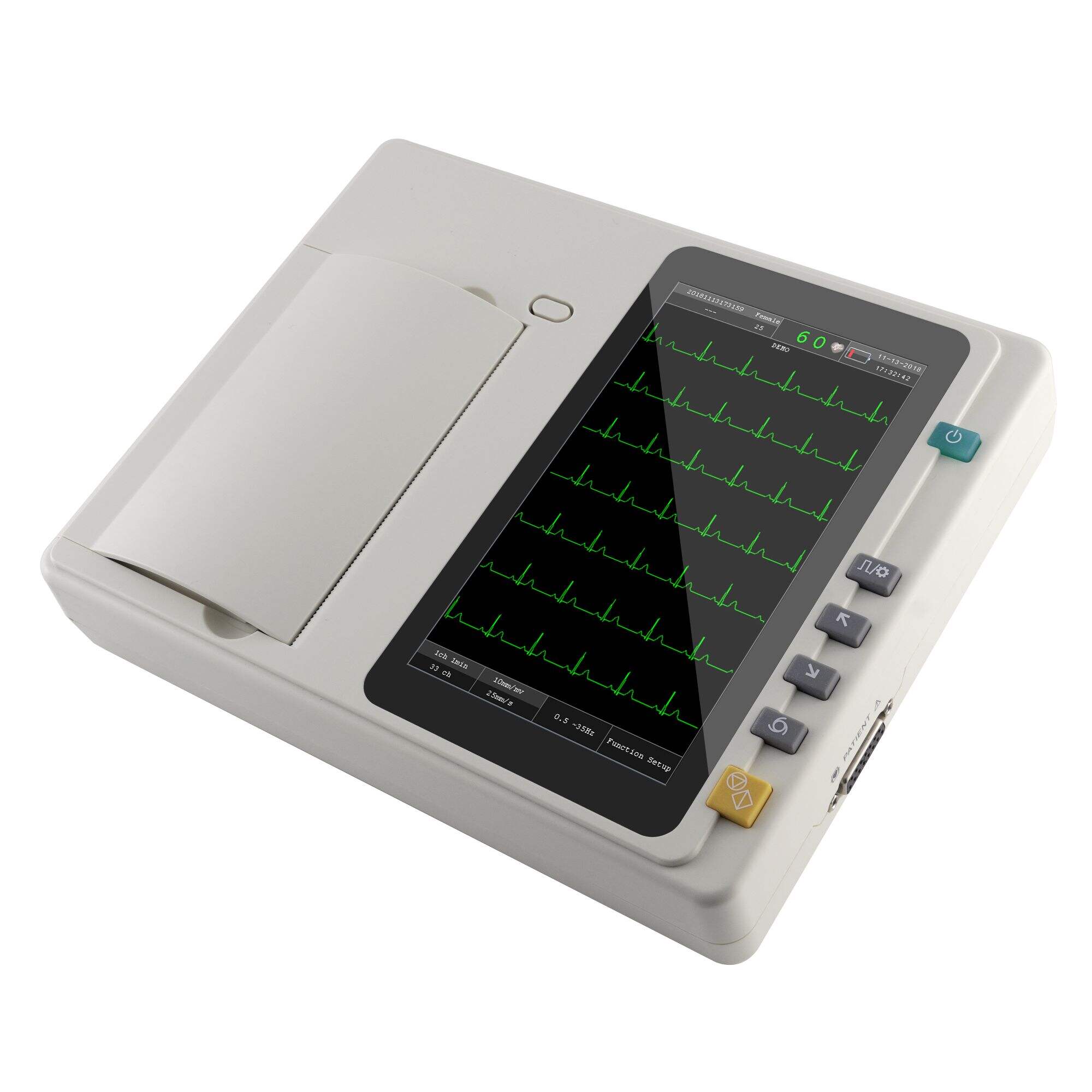 Electrocardiógrafo de 12 derivacións YJ-ECG301