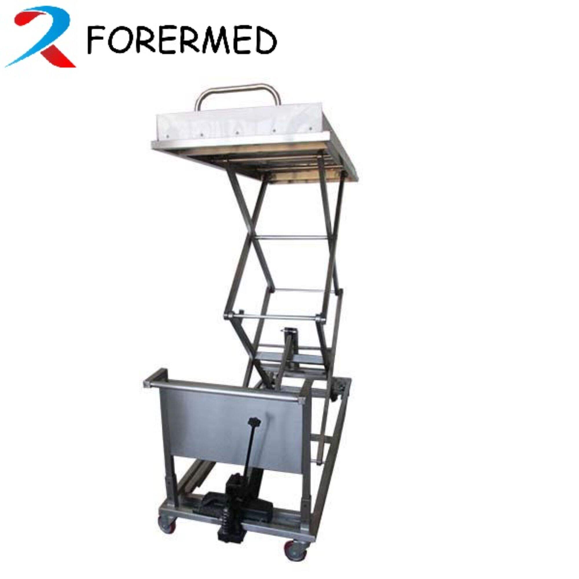 Mortuary Foot Hydraulic Trolley