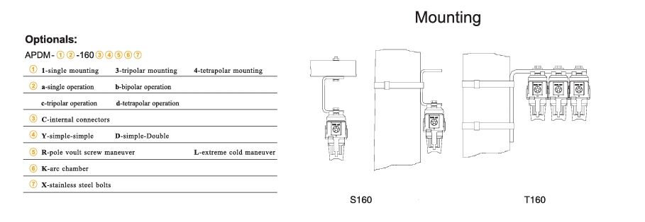 Quality APDM 160A Single phase Pole mounted fuse switch  supplier