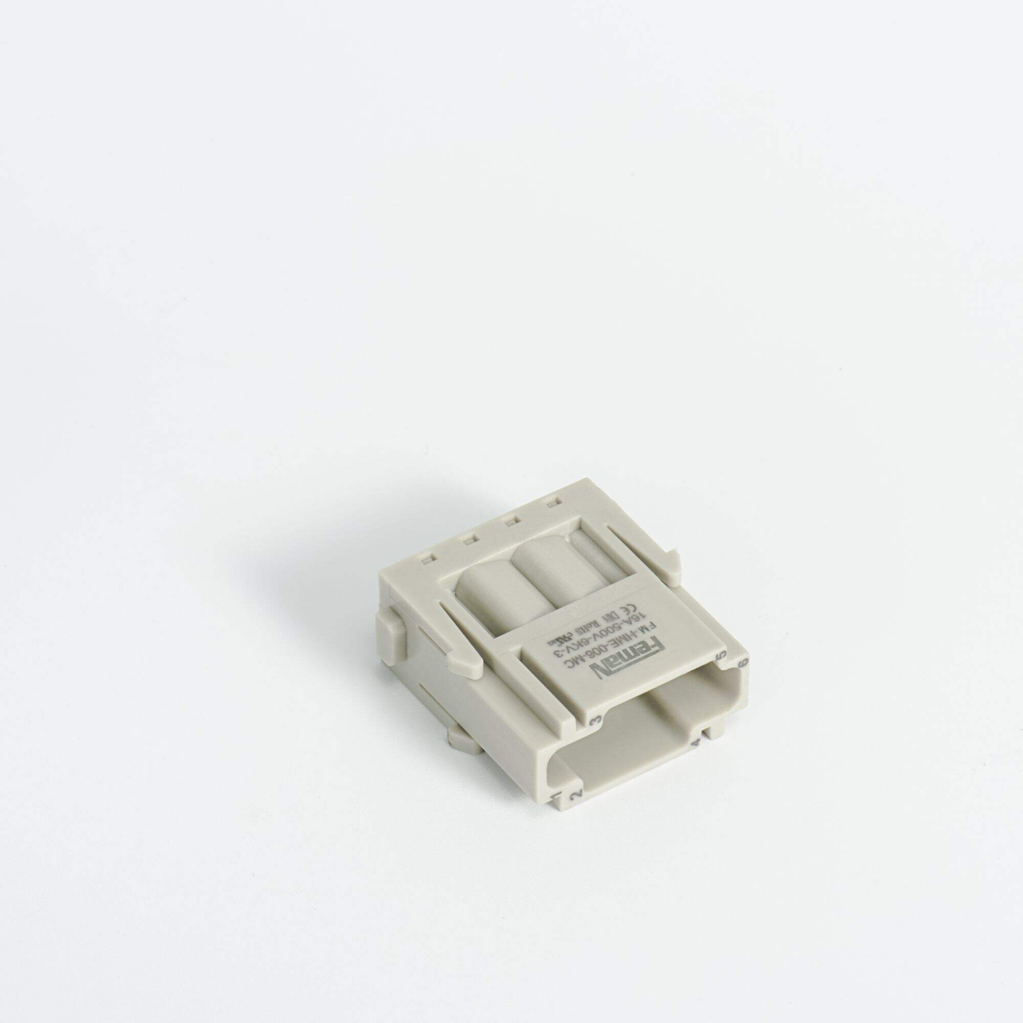 Modular heavy-duty connector combination 6-pin HME-006-FC/MC industrial connector