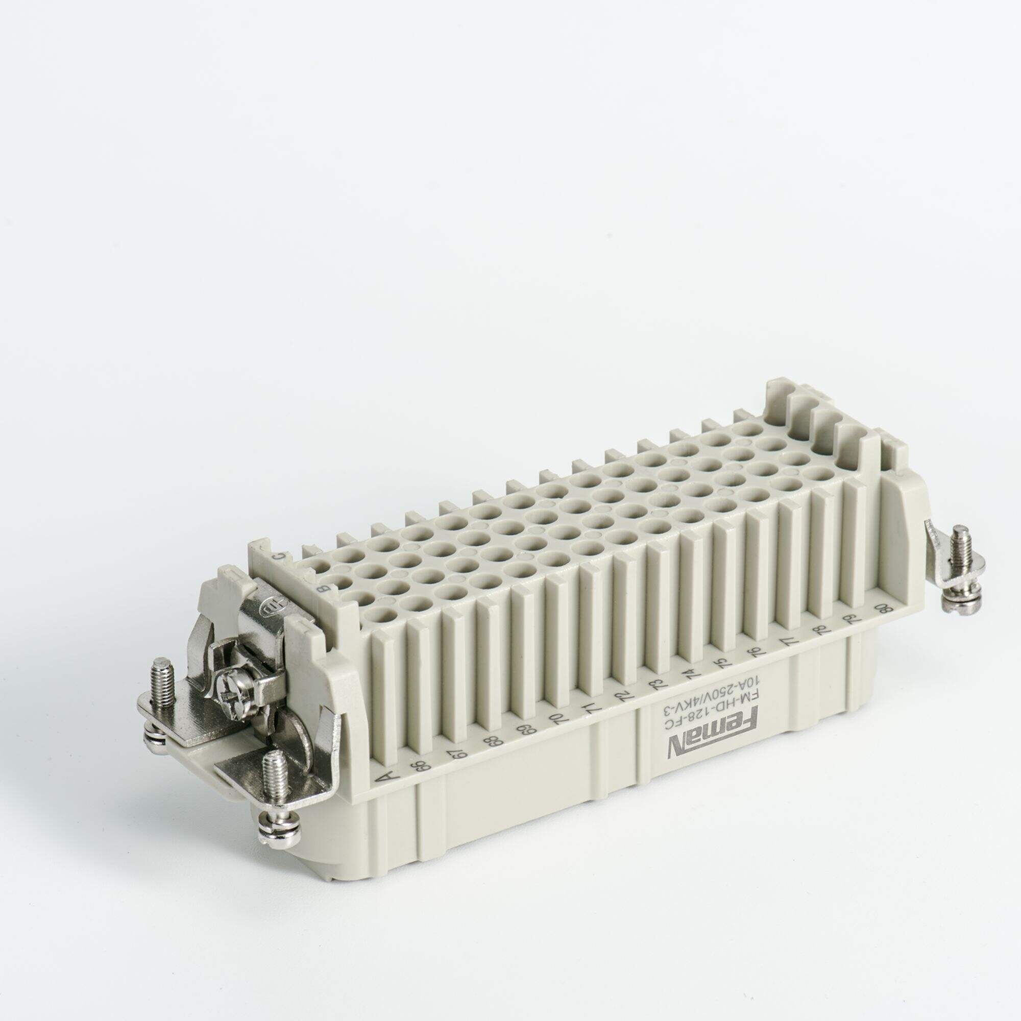 Rectangular heavy duty connector HD-128