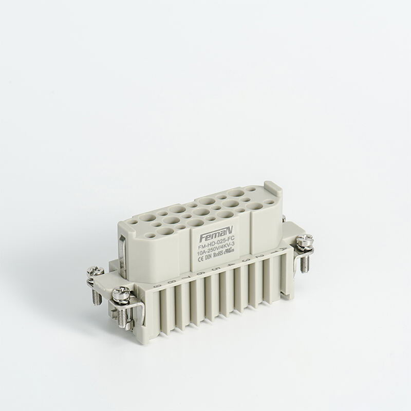 Connector de 25 pins premsat en fred HD-025--F