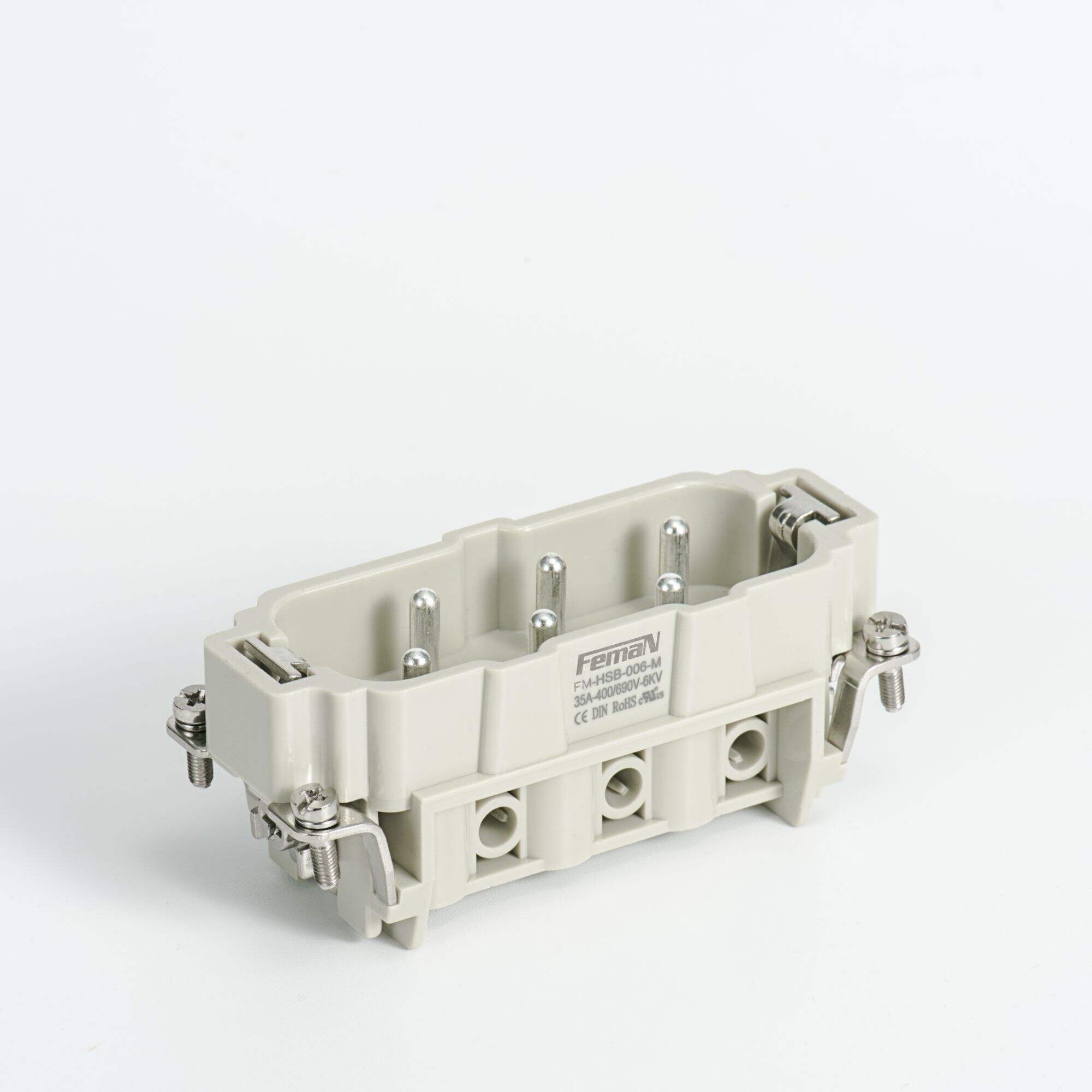 Rectangular connector plug HSB-006-M 35A