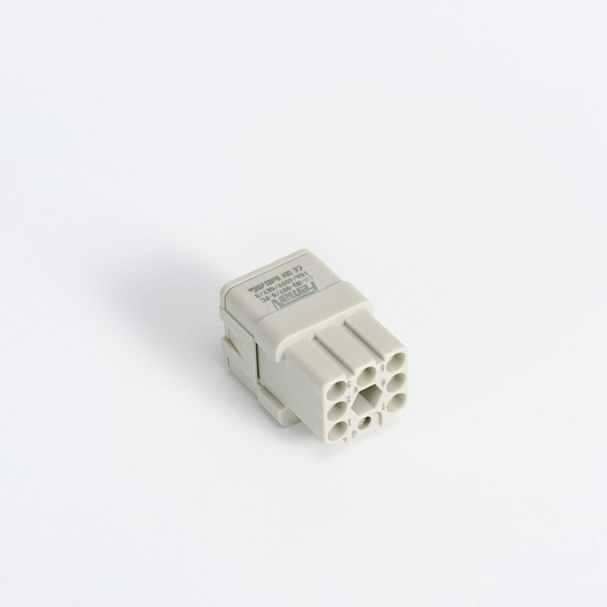 HQ-007/0 industrial connector rectangular connector 7 core