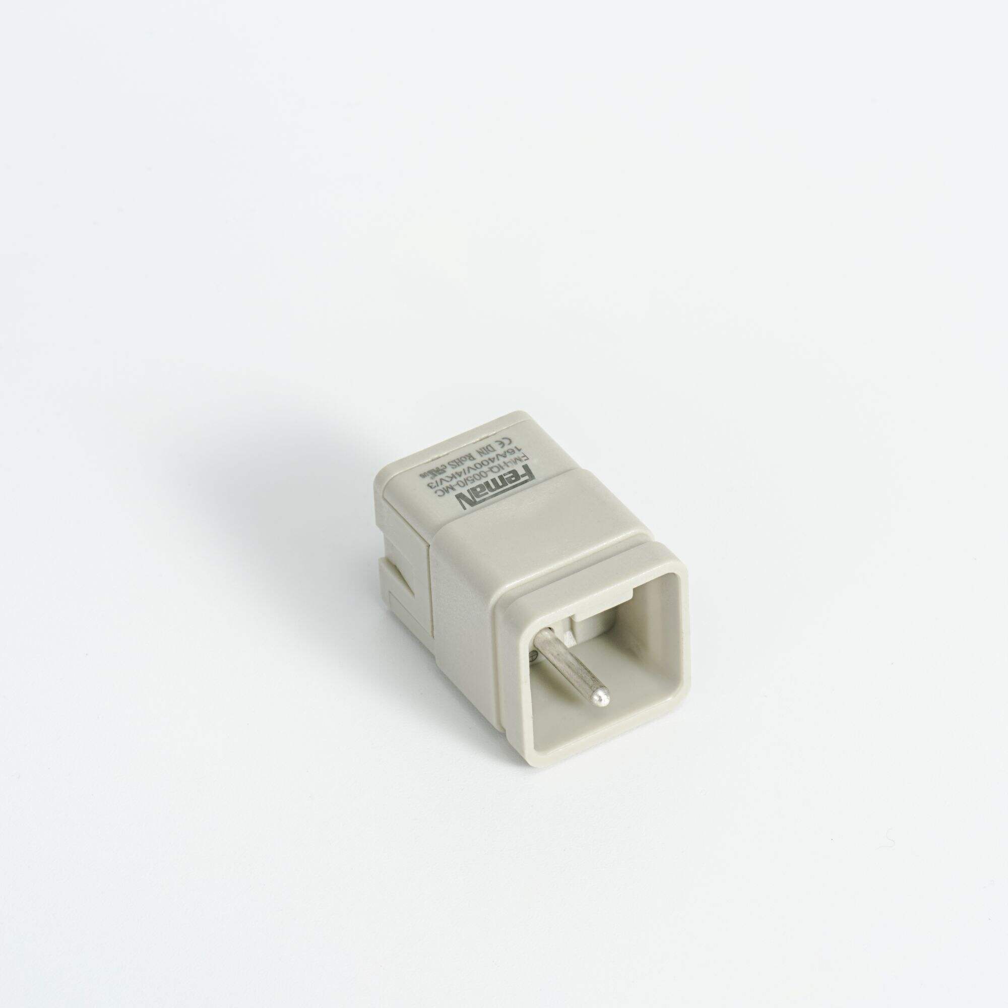 Cold pressed pin industrial connector HQ-005