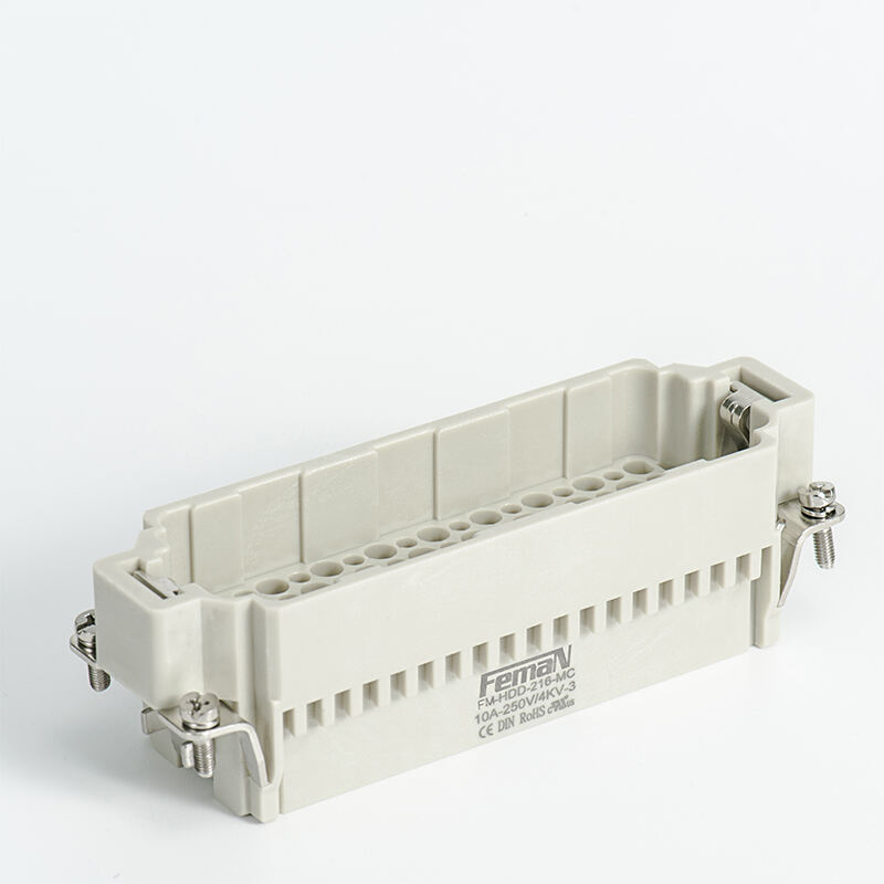 Industrial Aviation Plug HDC-FM-HDD-216-MC Core Heavy Duty Rectangular Connector