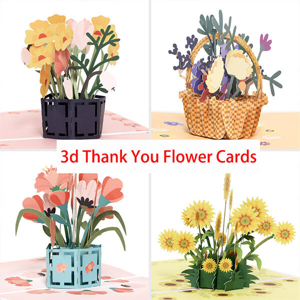 Surprenez vos proches avec une carte bouquet 3D