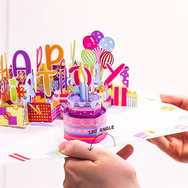 Uniquely send birthday wishes with musical pop up cards