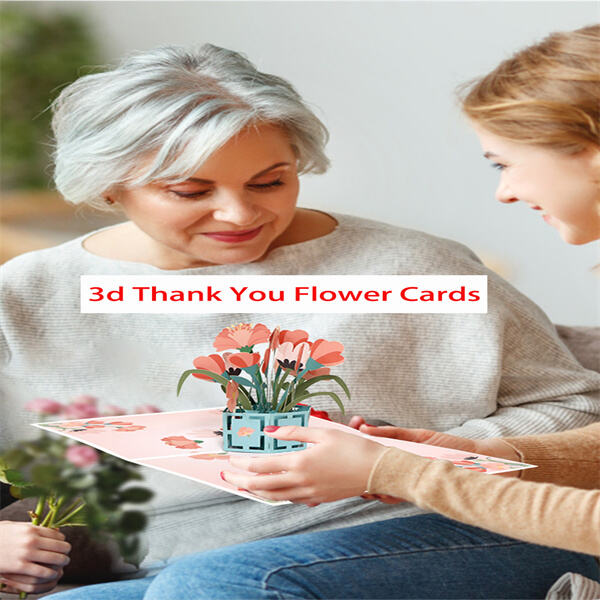 Cree una impresión duradera con nuestras exclusivas y vibrantes tarjetas florales en 3D.