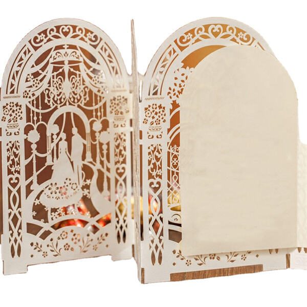 Effortlessly Dazzle with Customizable Laser Cut Greeting Cards!