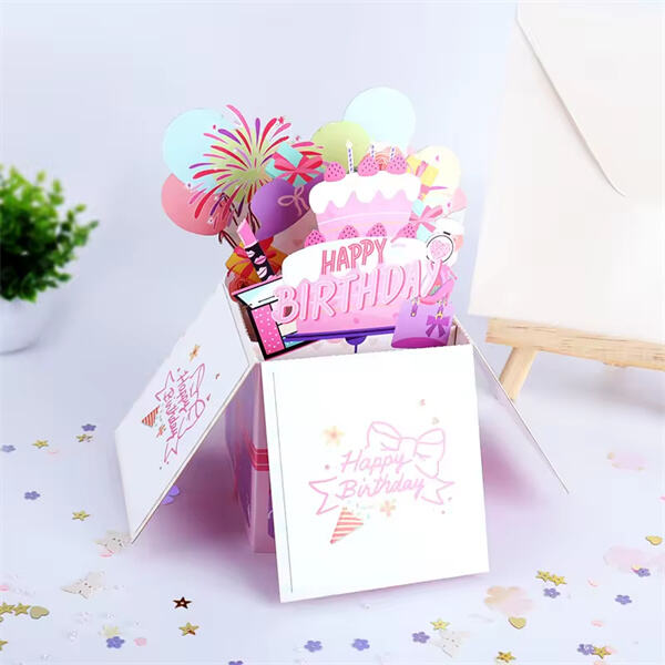 Cherish their special day with a unique pop up card