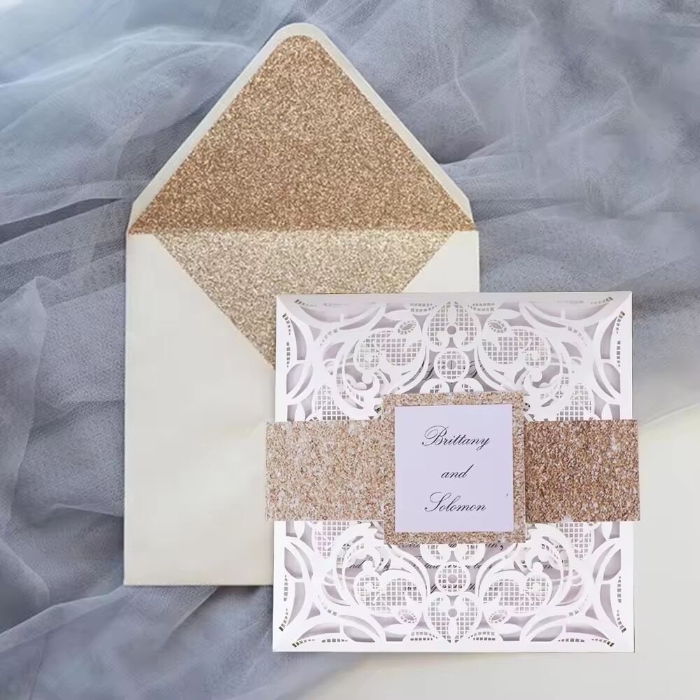 Wedding Laser Cut Handmade Card