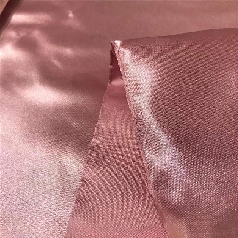 Manufacturer direct 100% polyester 75D*150D comfortable hand feeling  bridal satin fabric