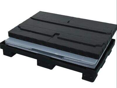 Hoe ongelijkmatige ladingen op een lichtgewicht kunststofpallet veilig te stellen