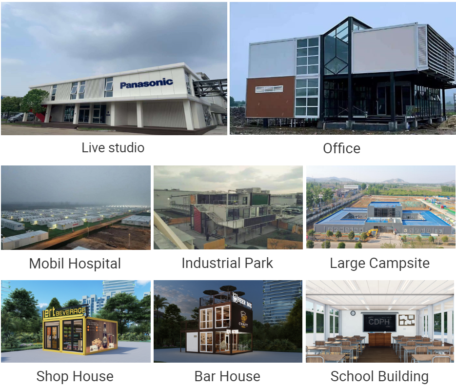 CDPH 20ft 40ft Prefab Modular Houses Tiny Homes Cabin Office Portable Home Pod Apple Cabin details