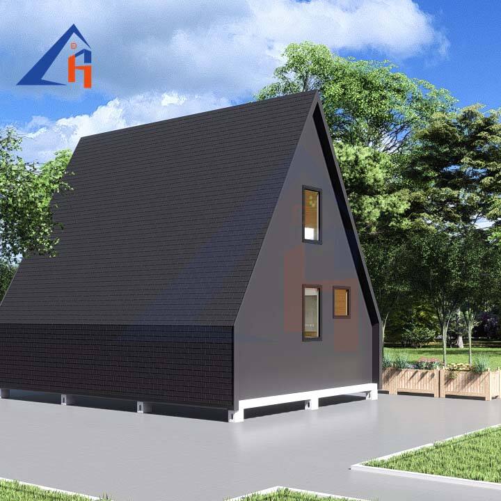 Un conjunto de modernas e inolvidables casas triangulares contemporáneas con estructura en A y diseños súper sostenibles