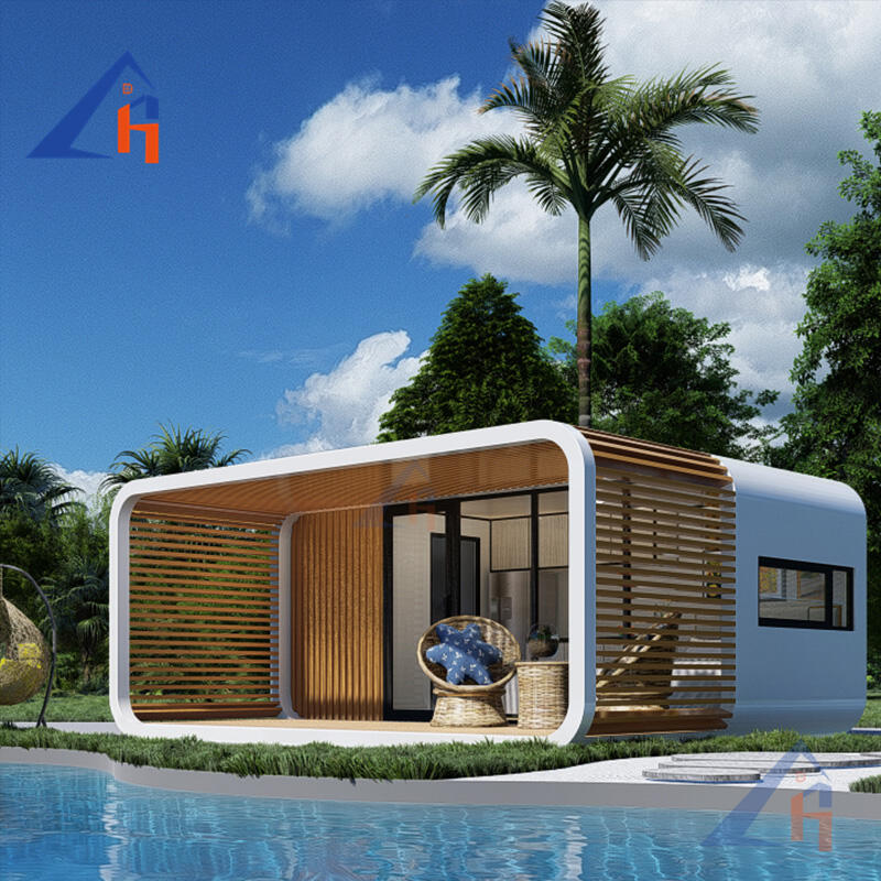 Siêu nhà ma thuật Thiết kế đơn giản chất lượng cao của Apple Cabin House 20ft 40ft Nhà tiền chế Nhà container