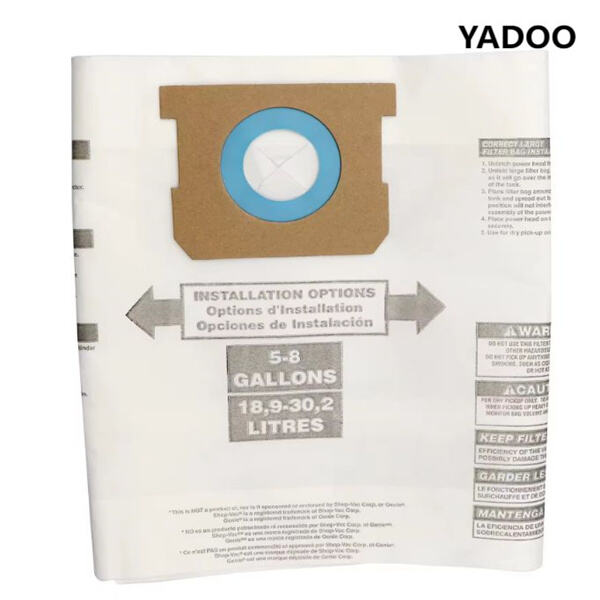 Use of HEPA filter vacuum bags