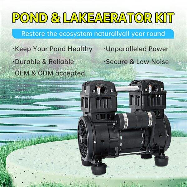 Choosing the best aeration pump for your large pond needs