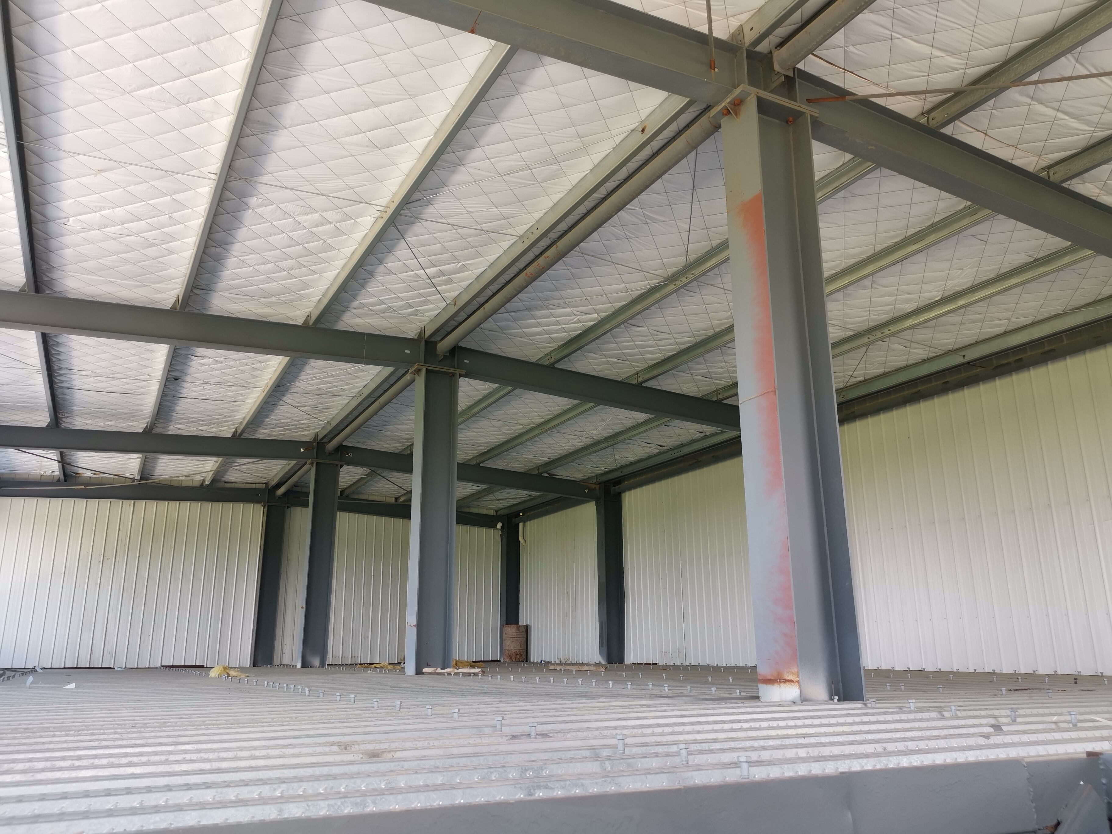 Pre Fabricated Metal Frame Building Hangar Warehouse Prefab Steel Structure manufacture