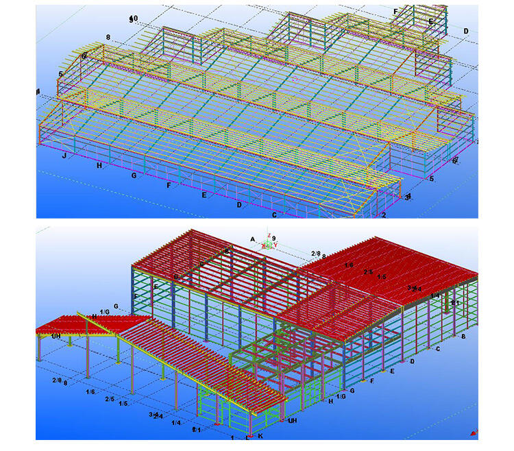 Détails pré machinés à plusieurs étages de bâtiments en acier de structure métallique de cadre