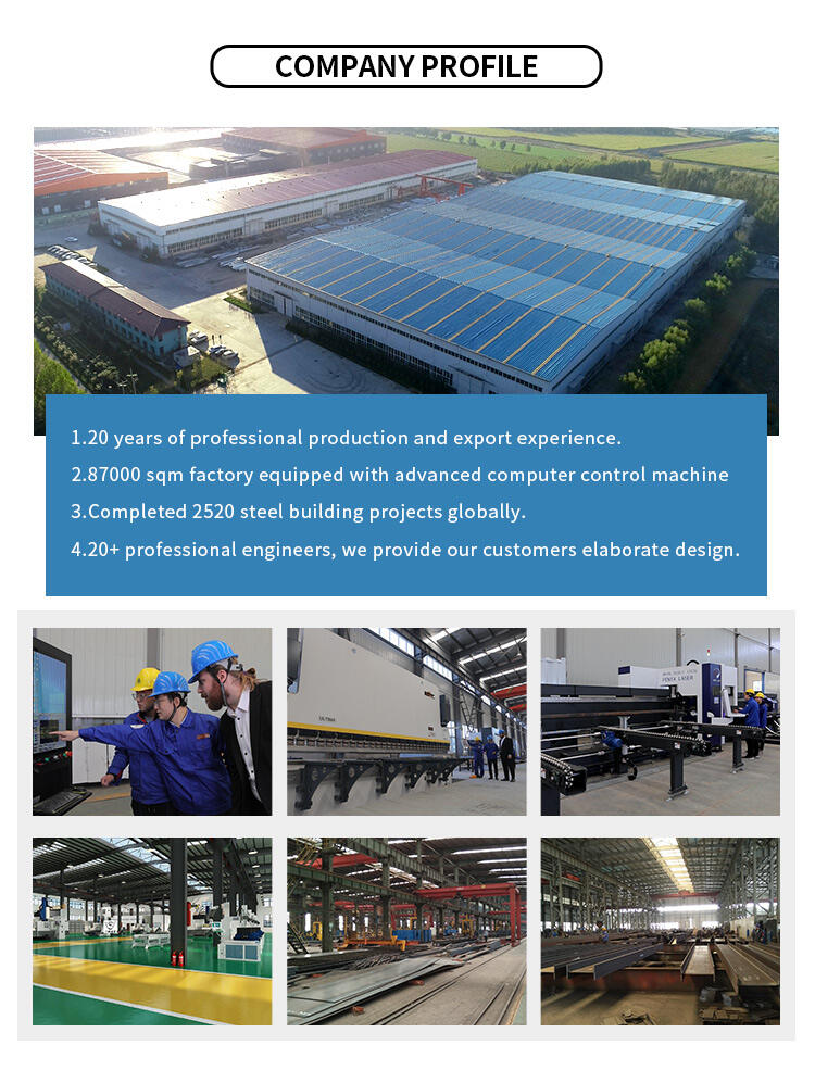 Metal Building Steel Structure Metal Light Industrial Workshop Pre Fabricated Warehouse Manufacturers supplier