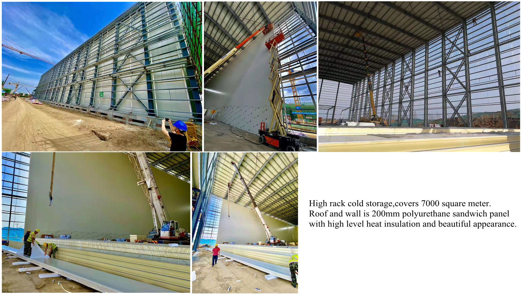 Portable Structure Warehouse Hangar Industrial Design Frontal Steel Frame China Prefab Building Outdoor Storage