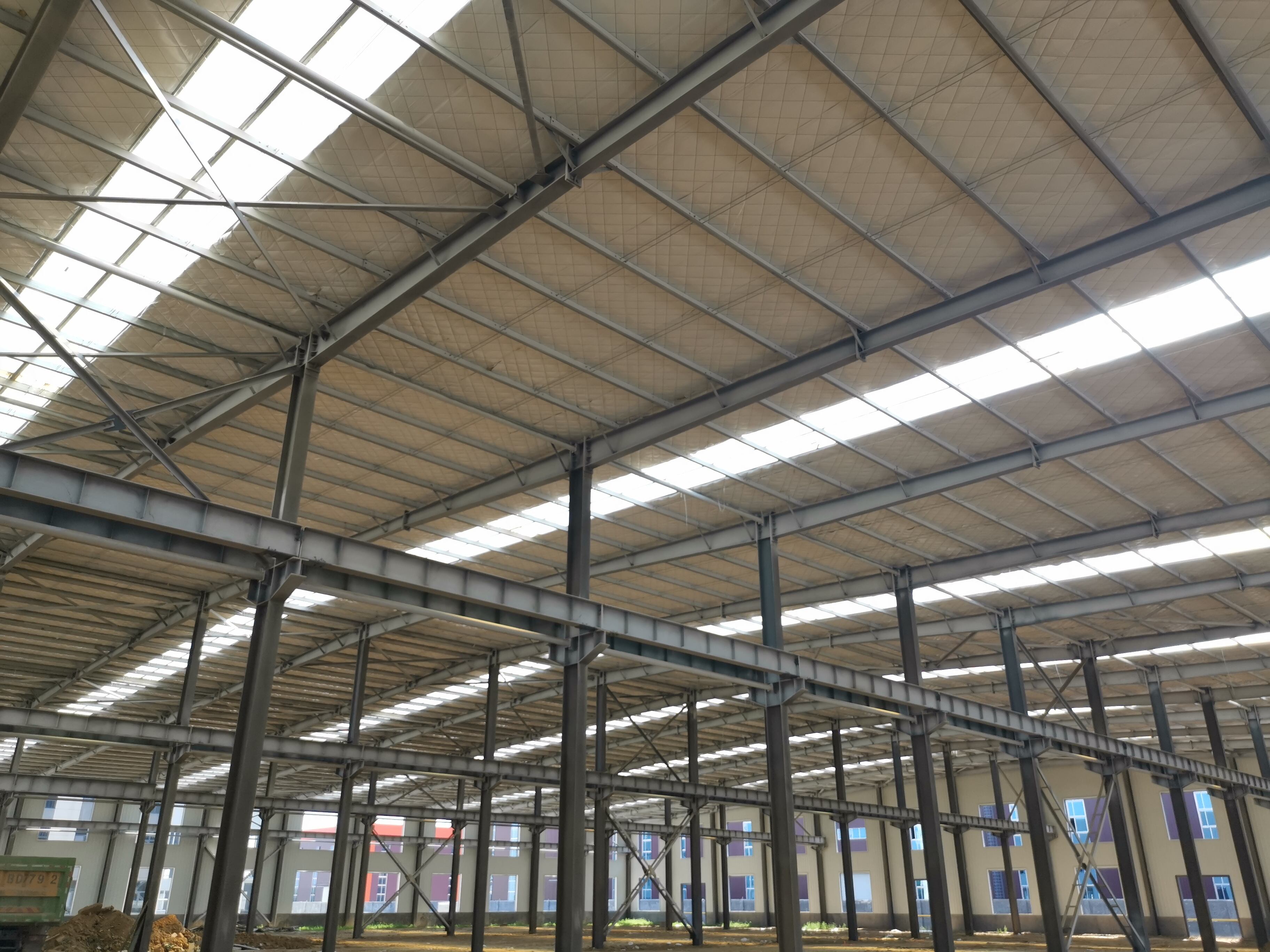 Pre Fabricated Metal Frame Building Hangar Warehouse Prefab Steel Structure details