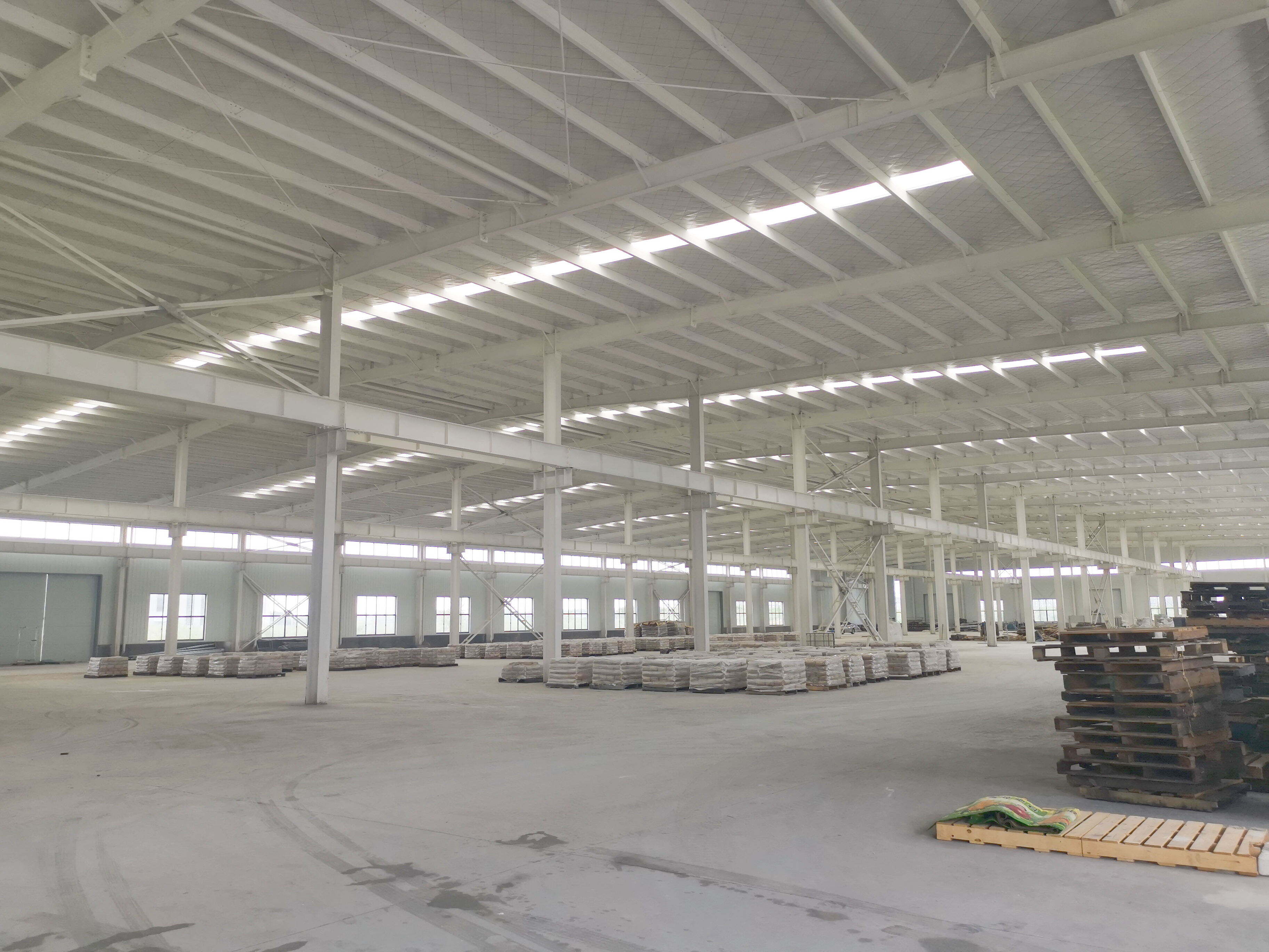 Estrutura de metal pré-fabricada para construção de armazém de hangar fábrica de estrutura de aço pré-fabricada