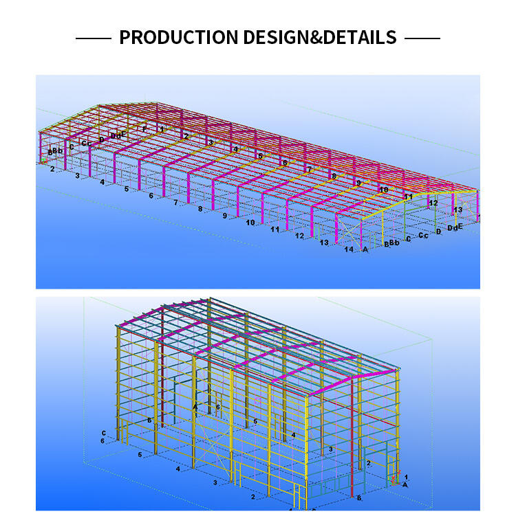 Taller de acero Estructuras de acero Almacén Estructura de acero Taller Diseño de construcción Empresa de construcción de edificios populares Fabricación