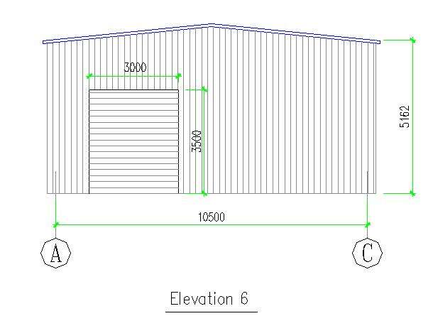 27.5Mx10.5Mx5.0M プレハブ鉄骨構造建物倉庫ワークショップ工場