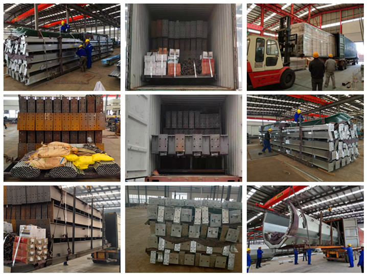 مستودع الصلب المؤهل للإنشاءات المعدنية الجاهزة في شمال الصين E Bike Europe Steel Warehouse