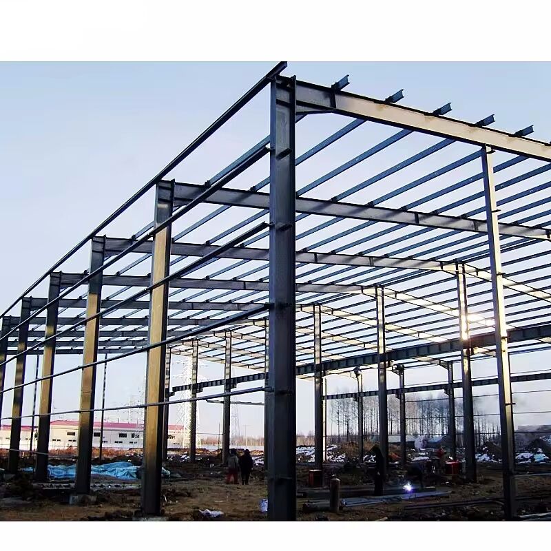 Prefabricated Warehouse Workshop Plant Hangar Shed Construction Industrial Metal Materials Steel Structure Building