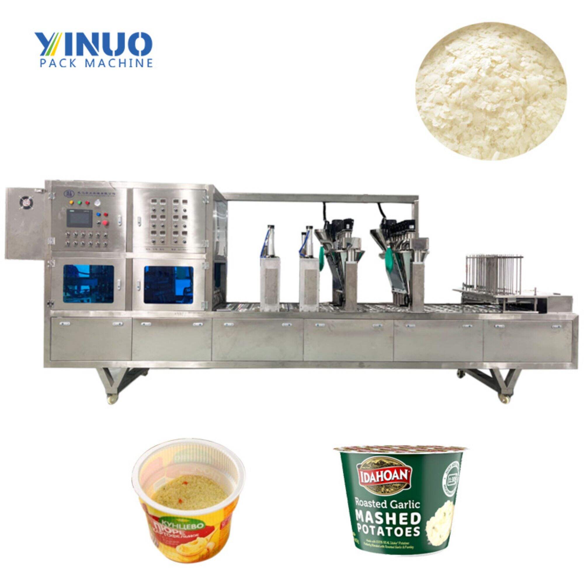 New Model Hot Selling Food Container Closing Machine Tapioca Flour /Milk Powder Box Sealing Machine