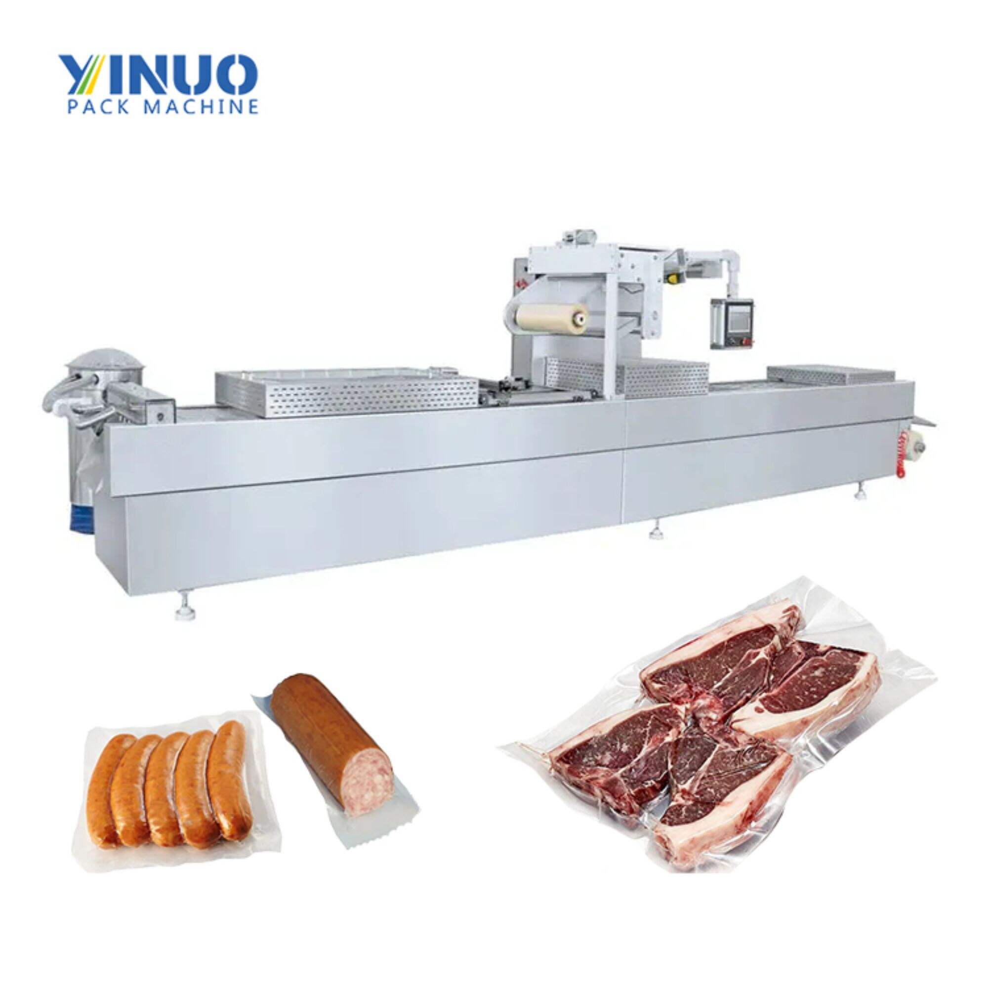 Fully Automatic Thermoforming Packaging Machine Is Suitable For Meat, Aquatic Fish, Vegetables, Nuts, Etc.