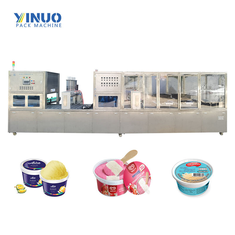 LG-GFK300 Sauce Cup Filling Machine 250ml Yogurt Filling And Sealing Machine Ice Cream Filling And Sealing Machine From China