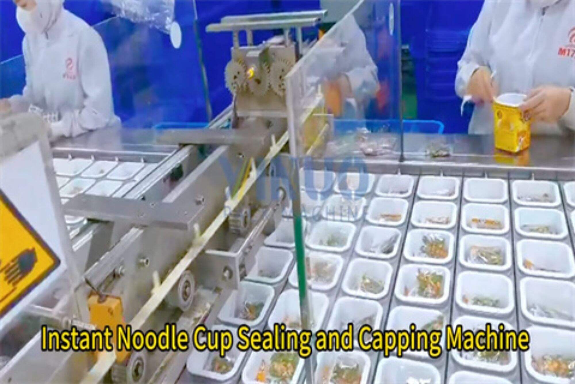 Automatic instant noodle #cupsealer #fillingsealingmachine and #cappingmachine