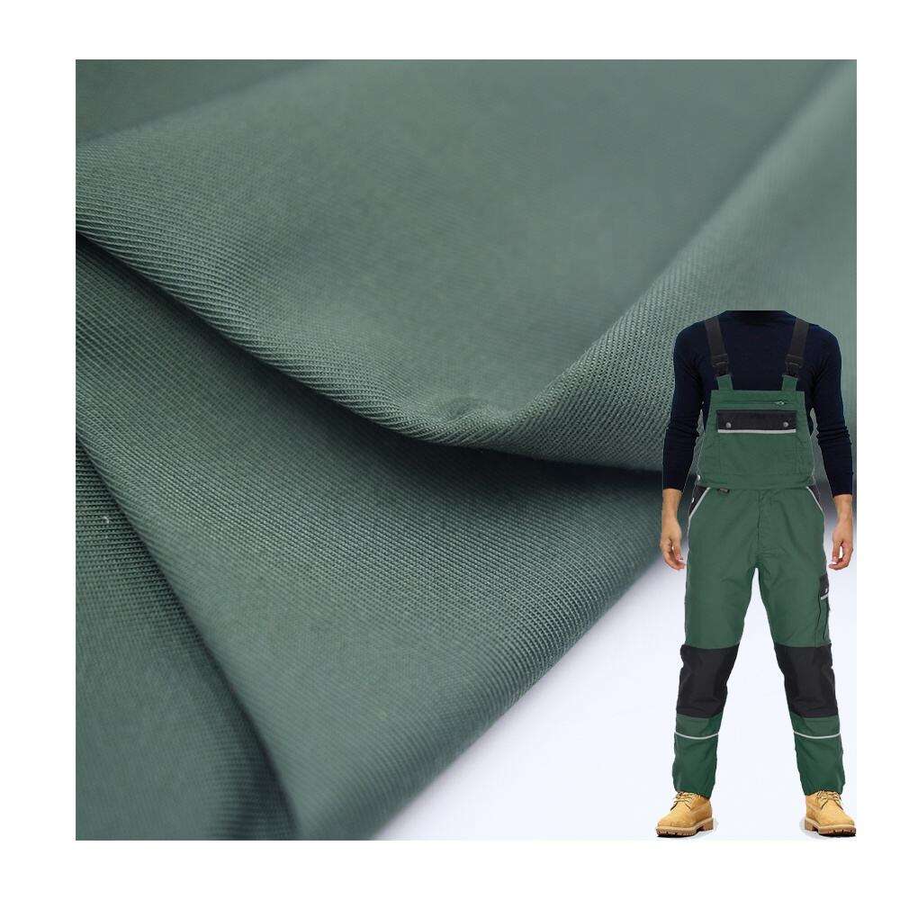 OEM ODM Jinteng tejido exterior impermeable 80 poliéster 20 tejido de viscosa 280GSM tejido de ropa de trabajo entrelazado para uniforme