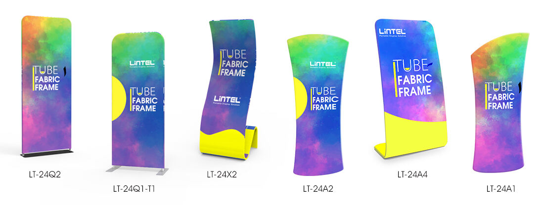 ZE Tube Retail Fabric Banner Stand LT-24Q1-T1 factory