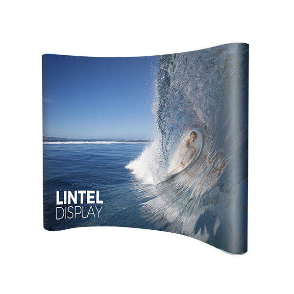 Stand Out from the Competition with Creative Pop Up Curved Banners