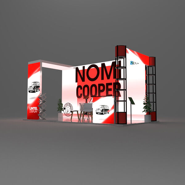 Make an impact with a visually stunning light box booth display
