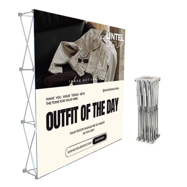 Create a Lasting Impression with Vibrant Tension Fabric Display Pop Up Stand