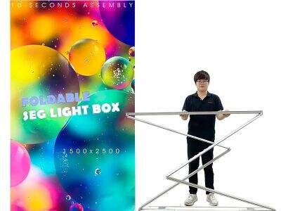 접이식 SEG 라이트 박스: 이벤트 배경용 빠른 조립