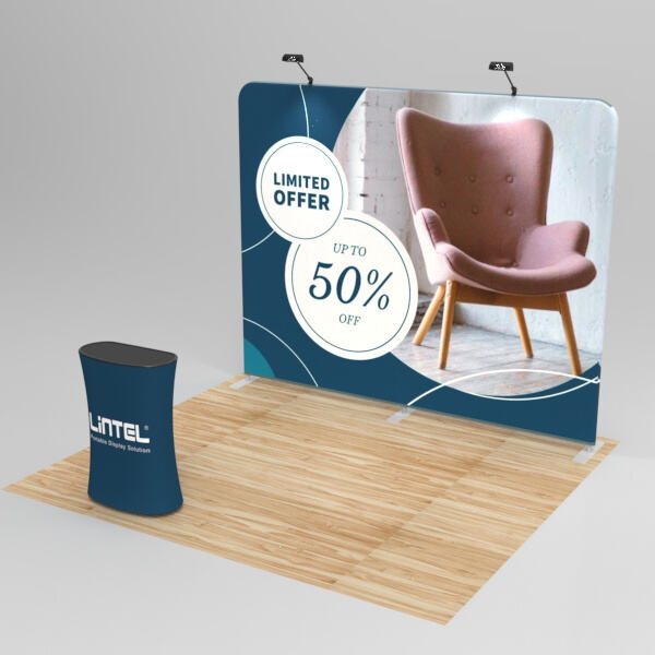 Create a Professional Look with a Trade Show Fabric Backdrop
